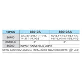 Hans 3/4" Drive Impact Socket Wrench Set | Hans by KHM Megatools Corp.